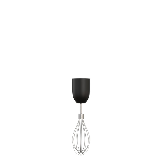 Front view of the whisk attachment, compatible with the BLACK+DECKER kitchen wand system