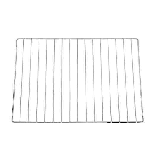 BLACKDECKER TRO35RDG oven wire rack, silver metal, photography, top angle.